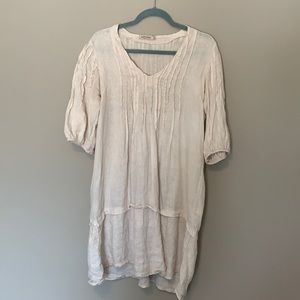 Linen tunic dress- XS